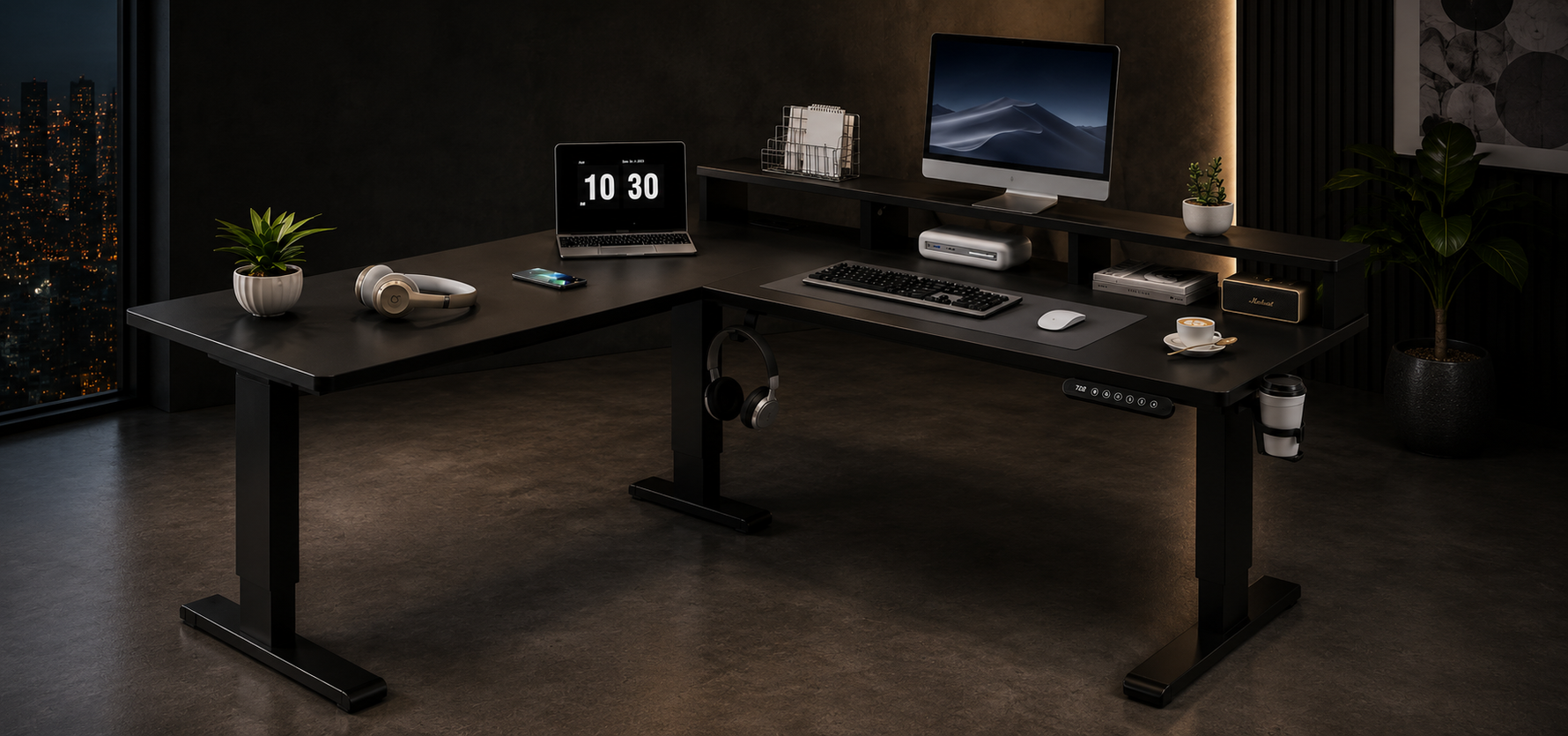 Deskzen Corner Pro - ambiance nuit