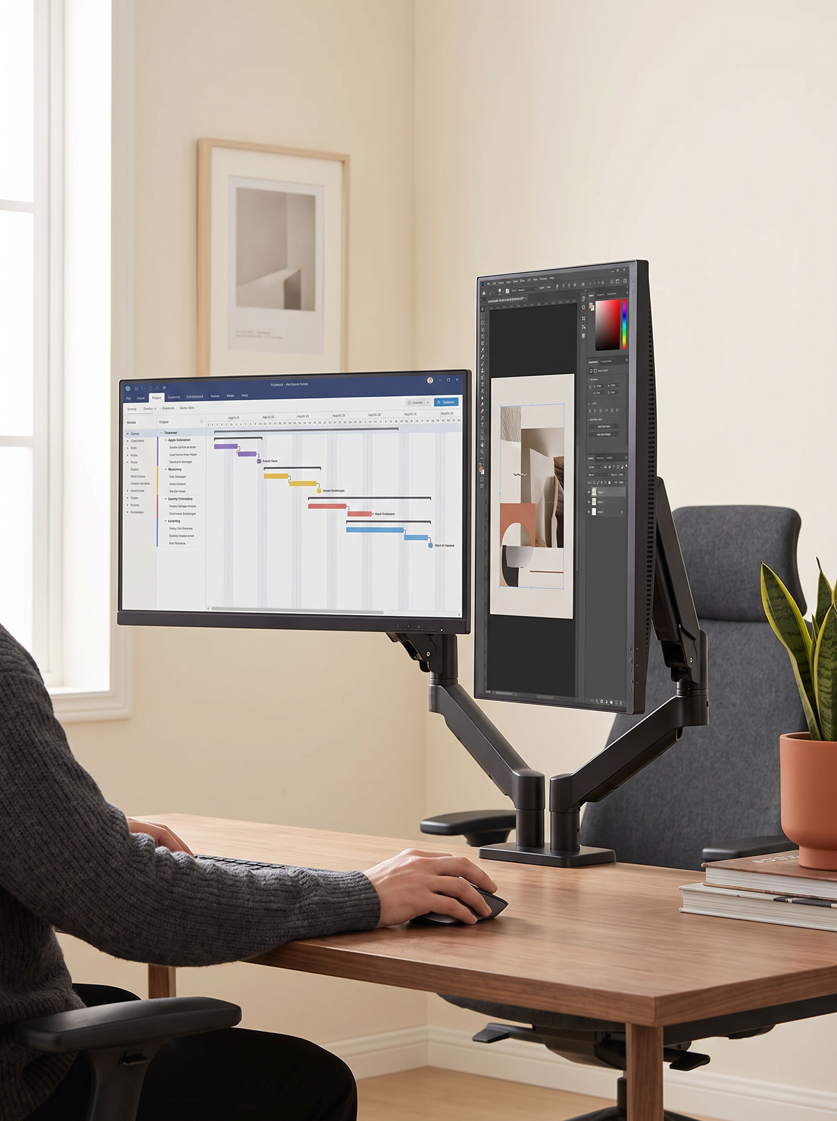 DeskZen double-ecran iwt1
