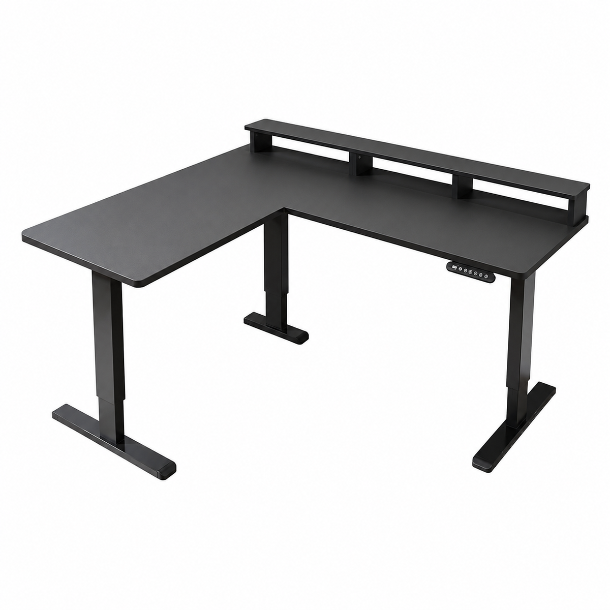 Deskzen Corner Pro - Bureau d'angle électrique assis debout