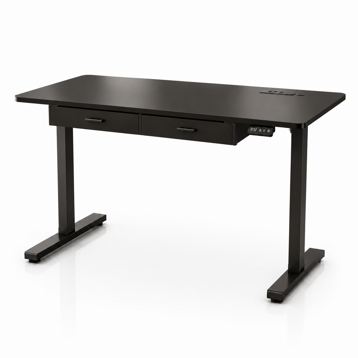 Bureau assis-debout électrique Deskzen Elevate avec tiroir intégré