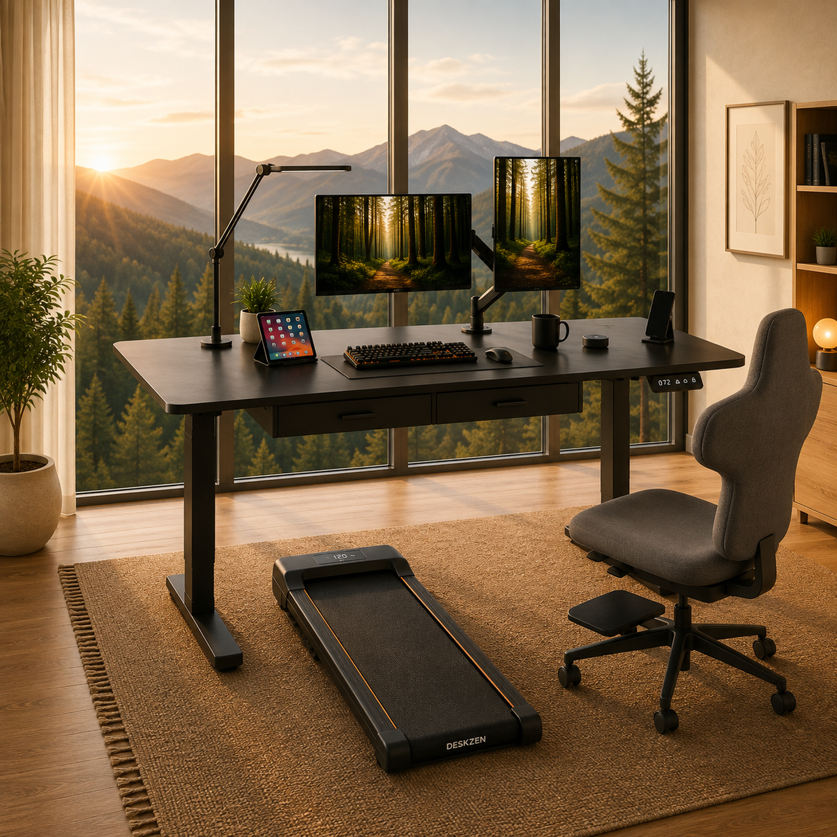 Deskzen Elevate — Bureau assis-debout électrique