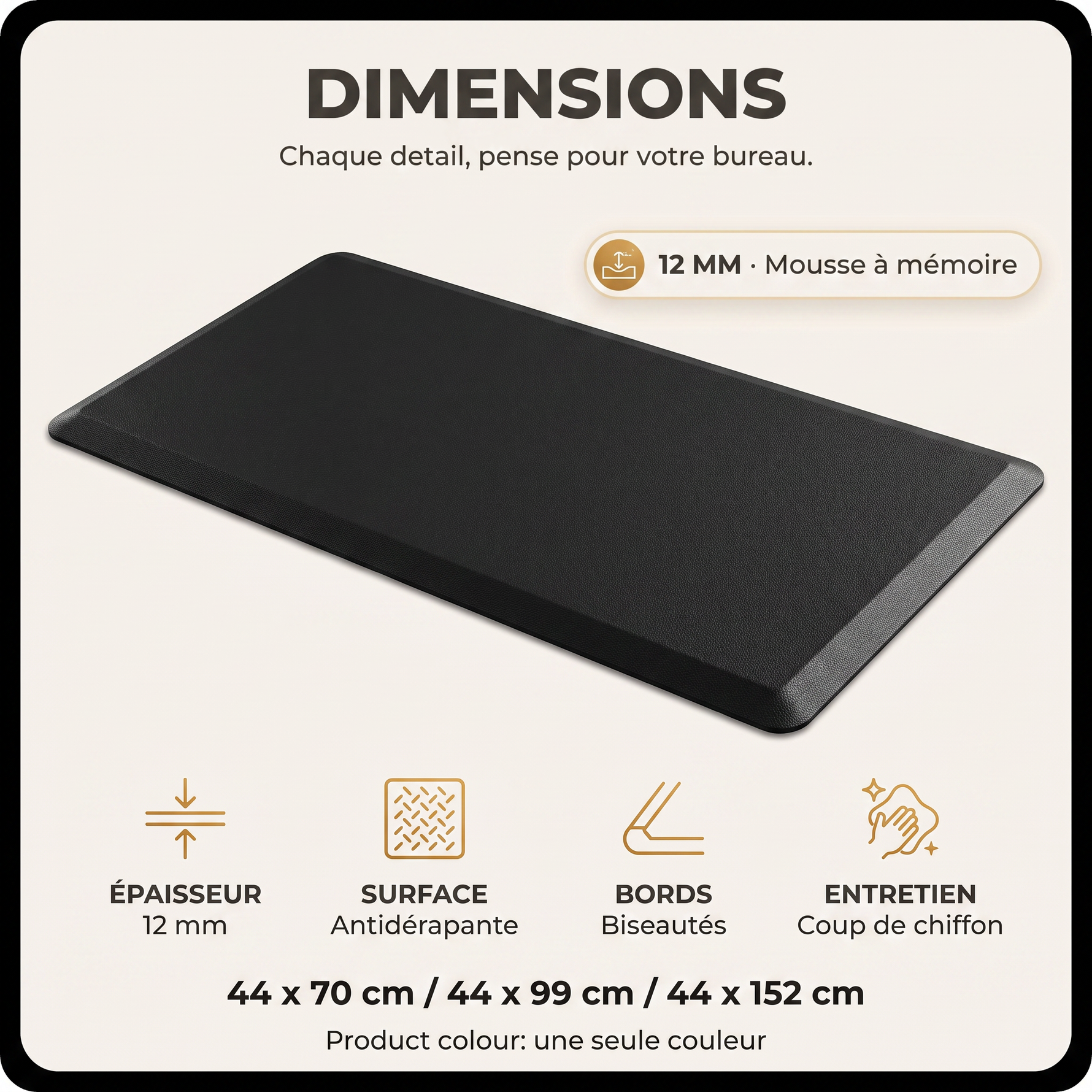Fiche technique dimensions et specs