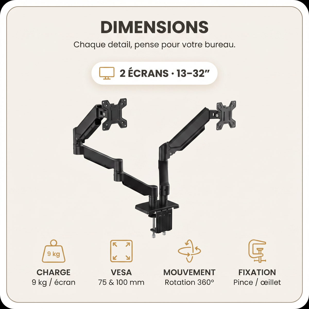 Fiche technique dimensions et specs