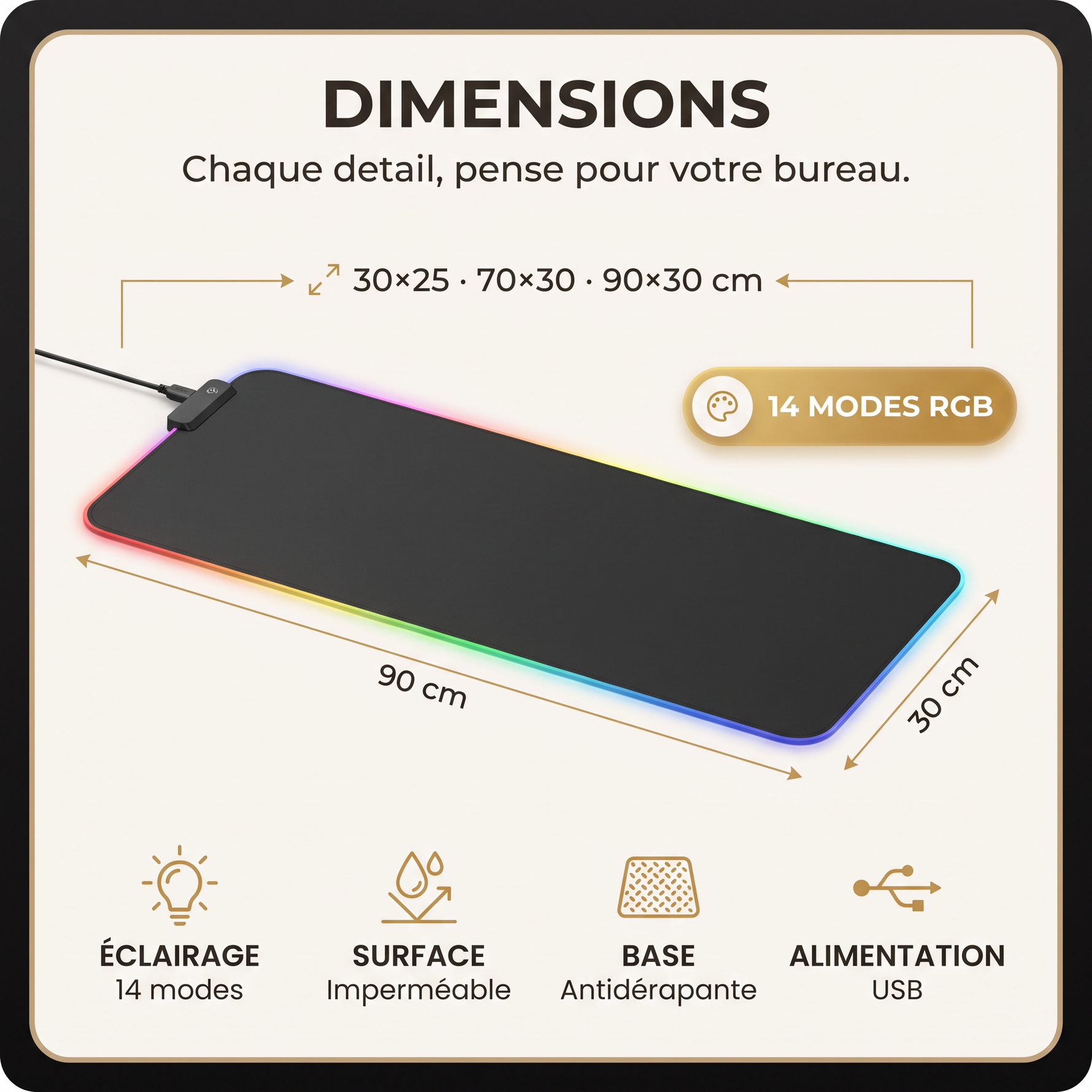 Fiche technique dimensions et specs