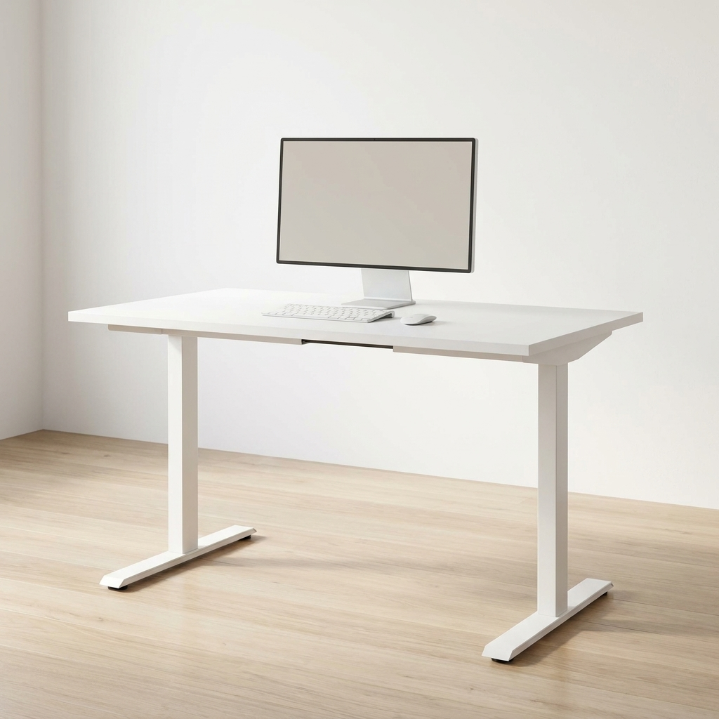 DeskZen Horizon - plateau blanc