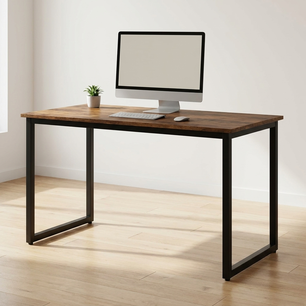 DeskZen Horizon - plateau marron
