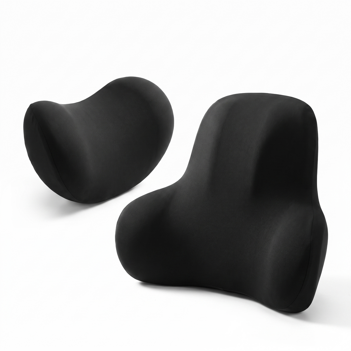 Coussins memoire de forme DeskZen noir - packshot