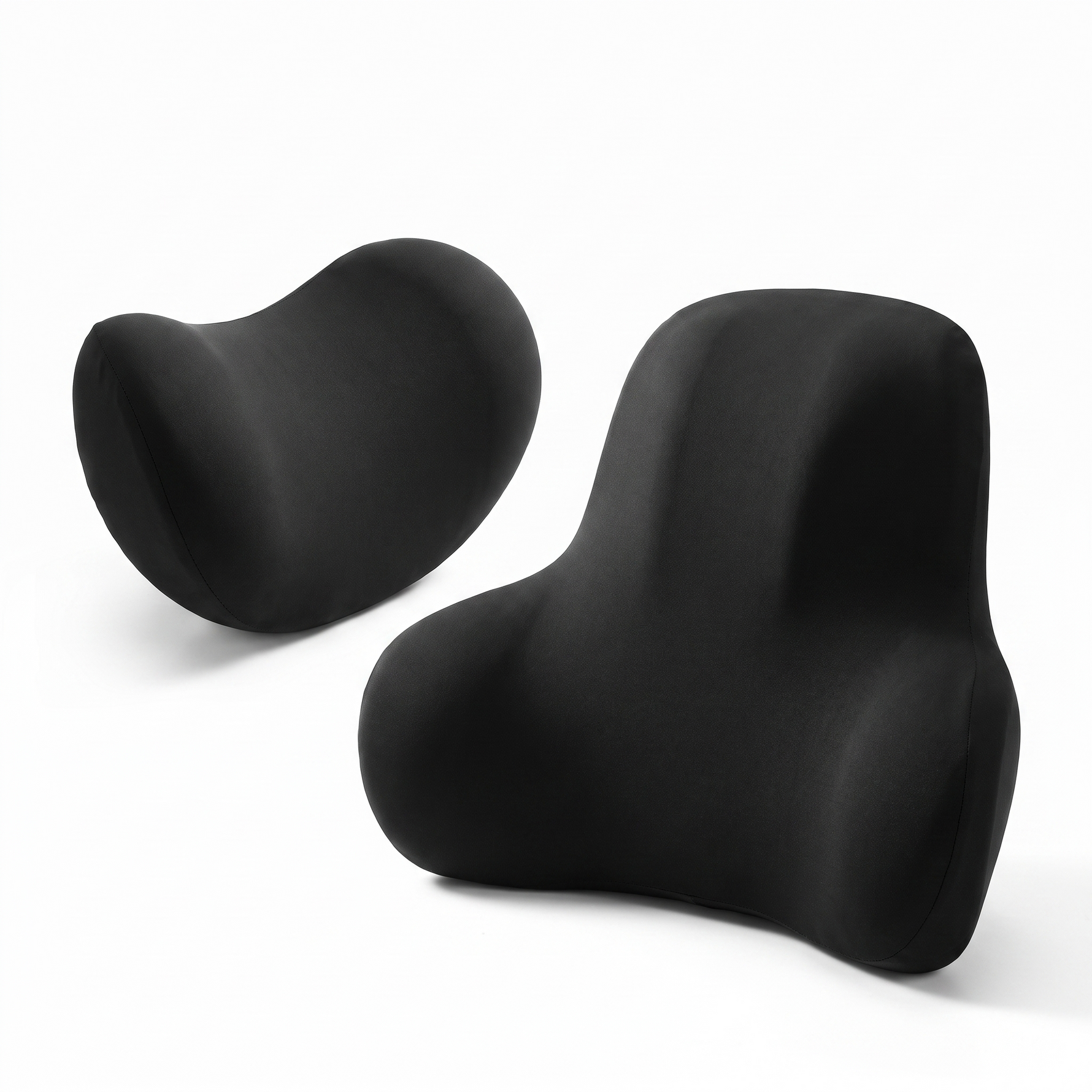 Coussins memoire de forme DeskZen noir - packshot