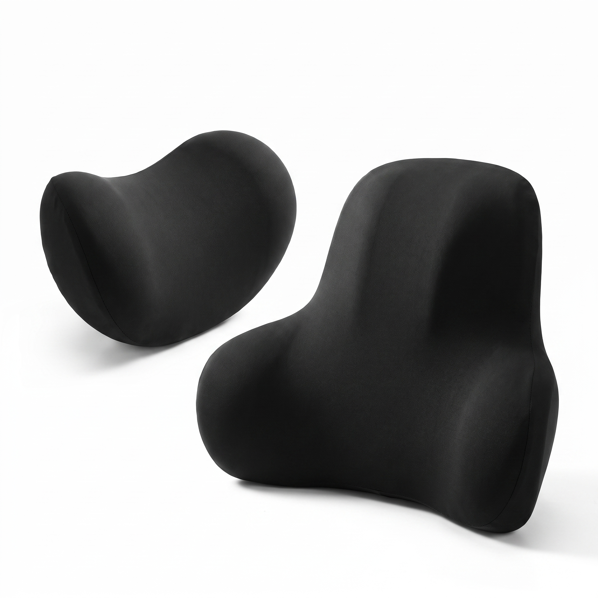 Coussins memoire de forme DeskZen noir - packshot