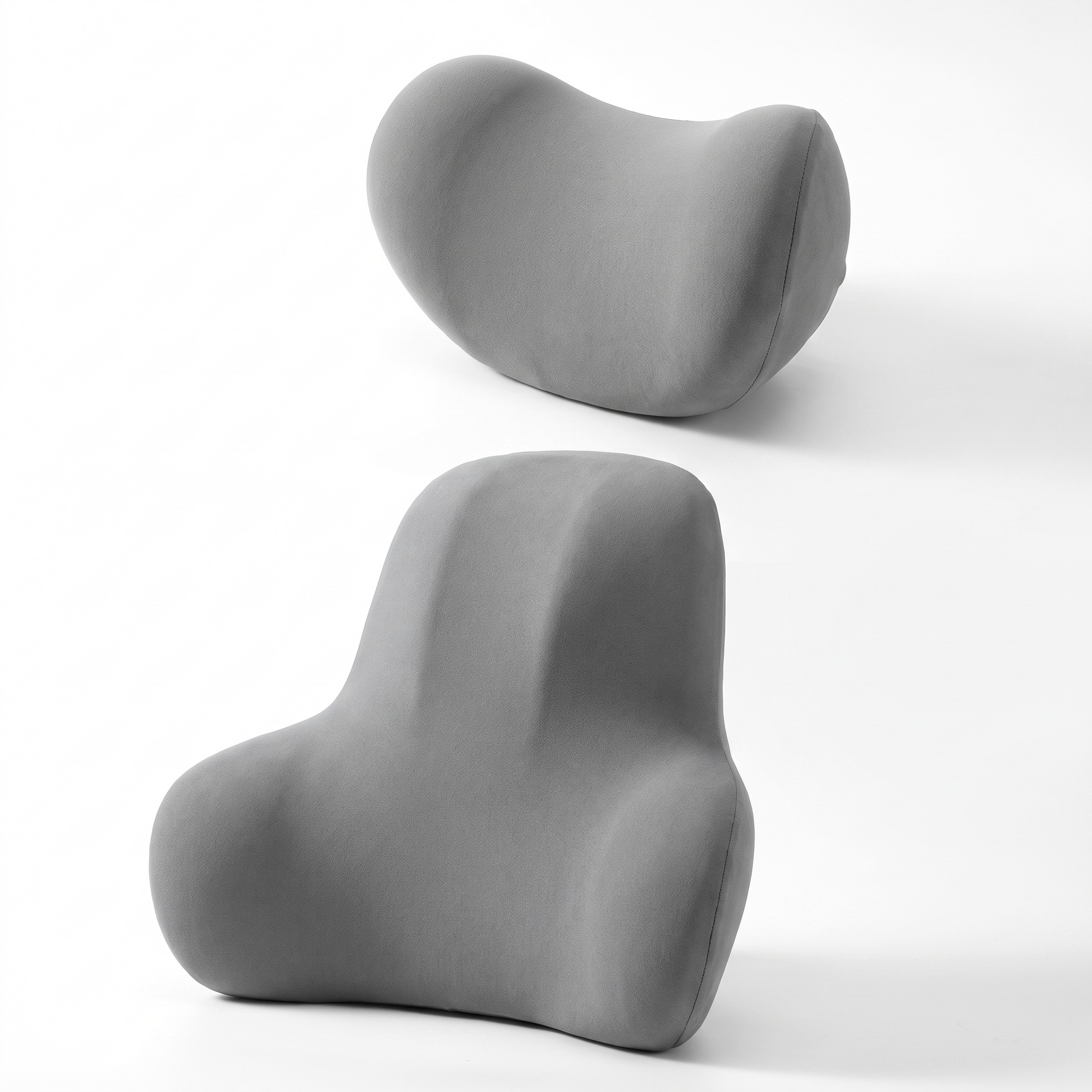 Coussins memoire de forme DeskZen en gris